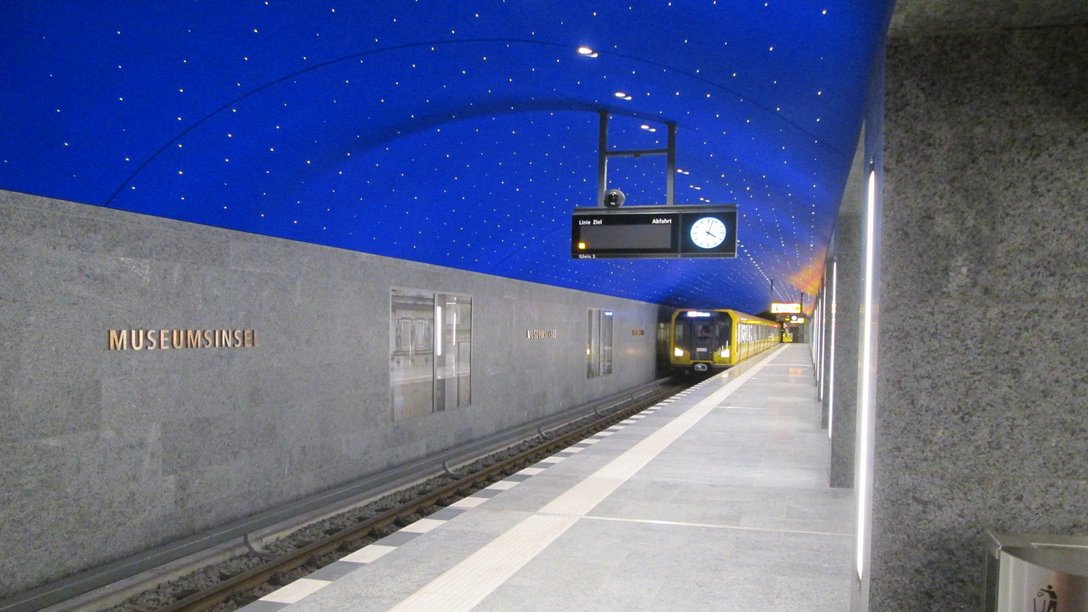Visualisierung des neuen U-Bahnhofs Museumsinsel 